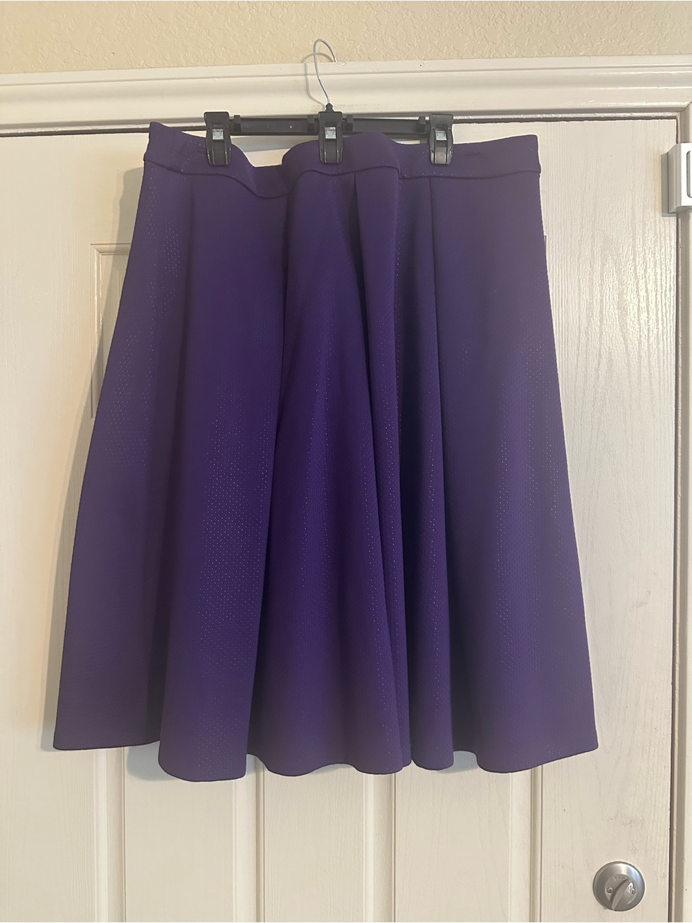 Eloquii Deep Purple Circle Skirt
